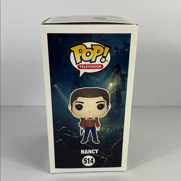 Funko Pop #514 Stranger Things Nancy Wheeler With Gun Vinyl Pop Television - Picture 4 of 6